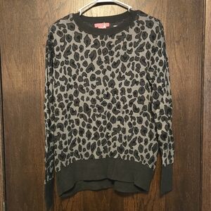 Isaac Mizrahi Animal Print Sweater